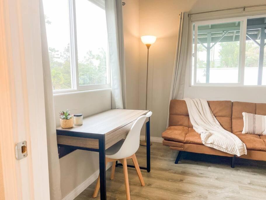 Apartamento Hibiscus Hale, Full Kitchen, King Bed, Parking Keaau Exterior foto