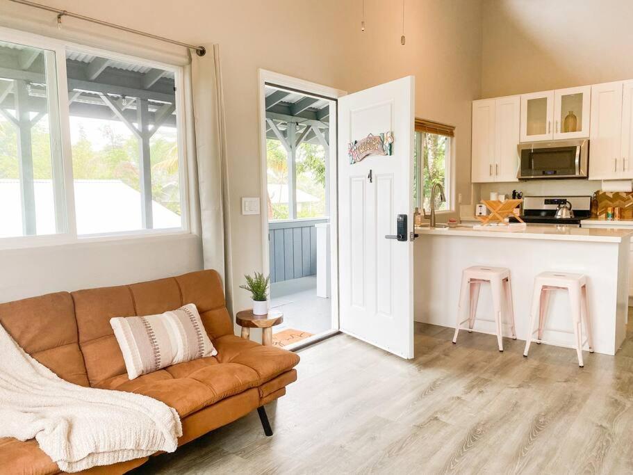 Apartamento Hibiscus Hale, Full Kitchen, King Bed, Parking Keaau Exterior foto