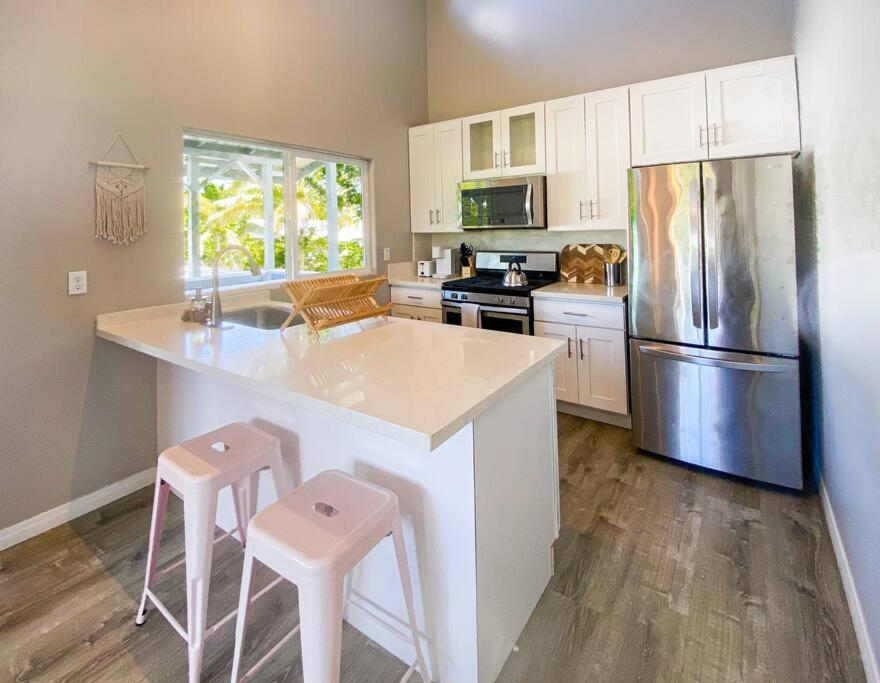 Apartamento Hibiscus Hale, Full Kitchen, King Bed, Parking Keaau Exterior foto